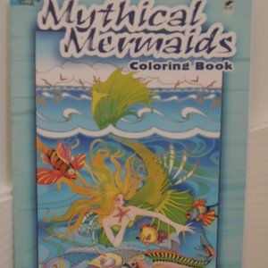 Mythical Mermaids Coloring Book Dover Coloring Books Dec 8 2011 NEW
